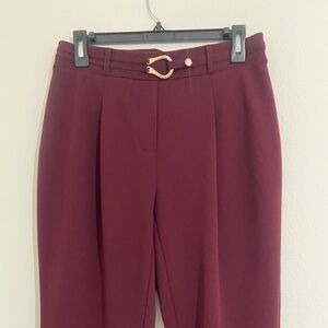 Chic Maroon Women's Trousers
